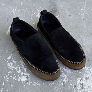 Burberry suede Crepe espadrille slip on